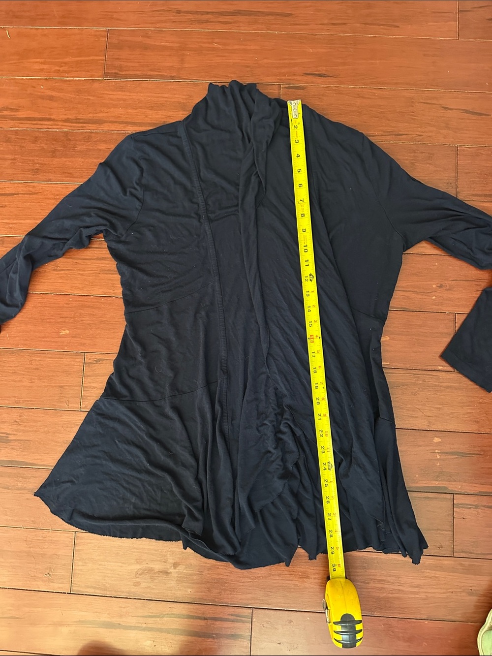 INC International Concepts Blue Drape Open Front Cardigan Wrap Size L - Picture 10 of 11